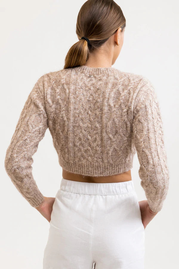 Gisele Cable Cardigan - Coco