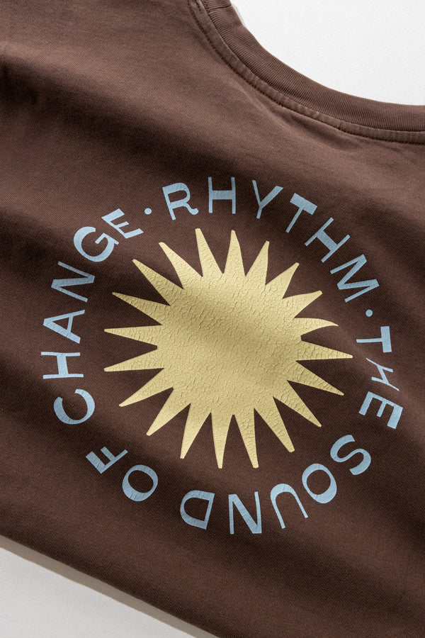 Seared Vintage Short Sleeve T-Shirt - Chocolate