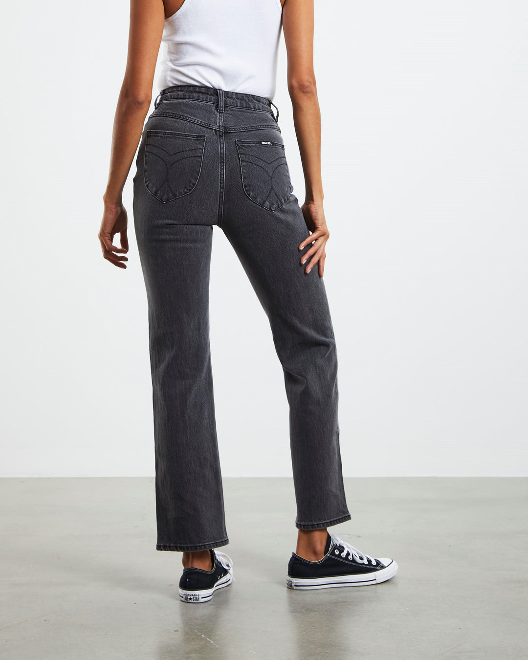 Rolla's Original Straight Jean - Brad Black