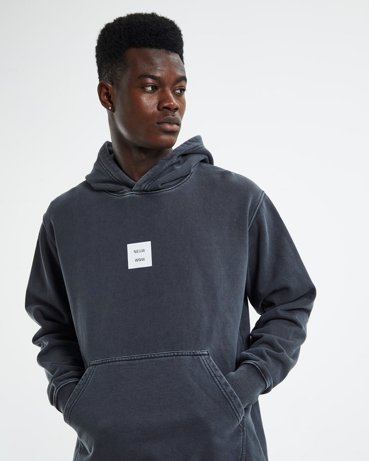 Samo Repair Logo Hood - Black