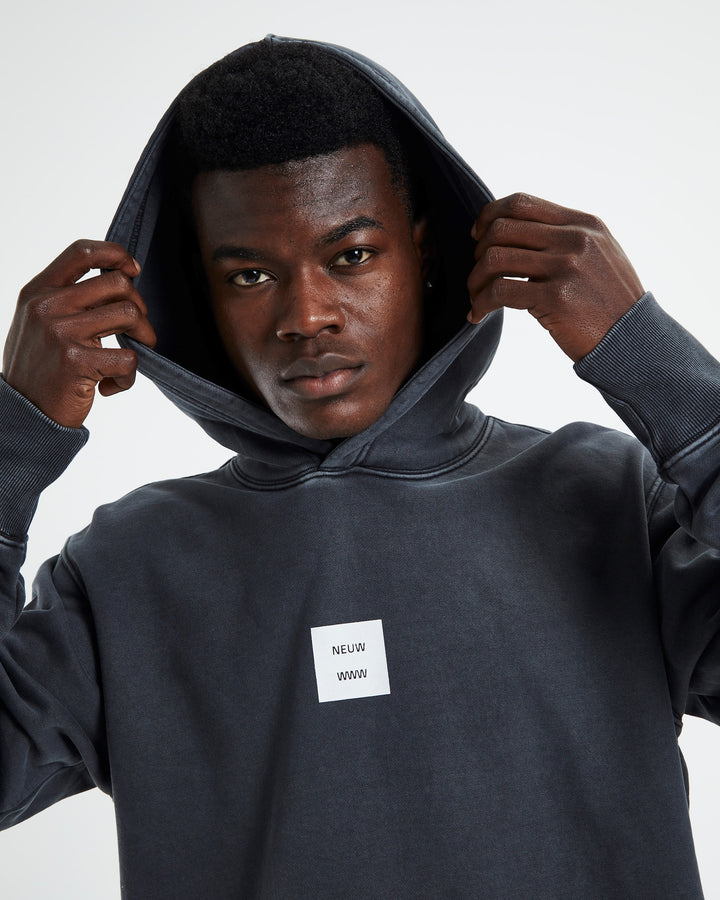 Samo Repair Logo Hood - Black