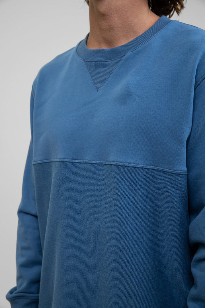 Terry Block Crew - Slate