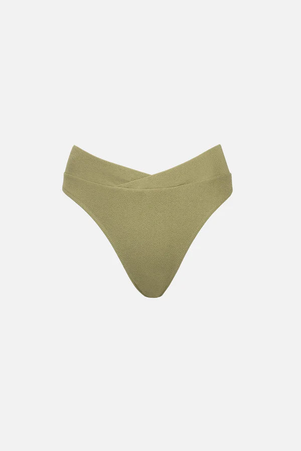Avoca Cross Front Pant - Olive