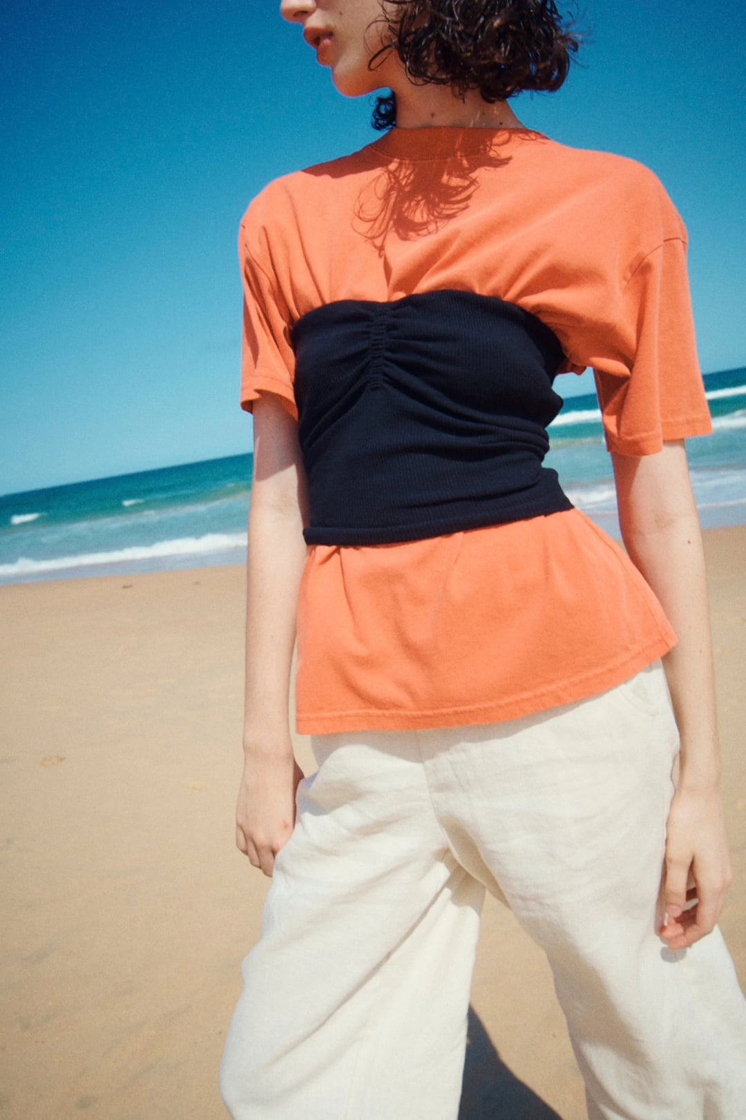 Desi Waffle Bodice - Black