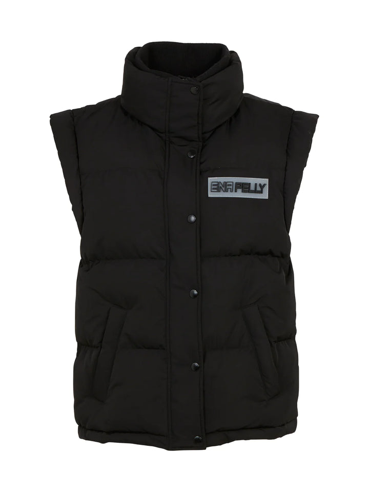 Heidi Puffer Vest- Black