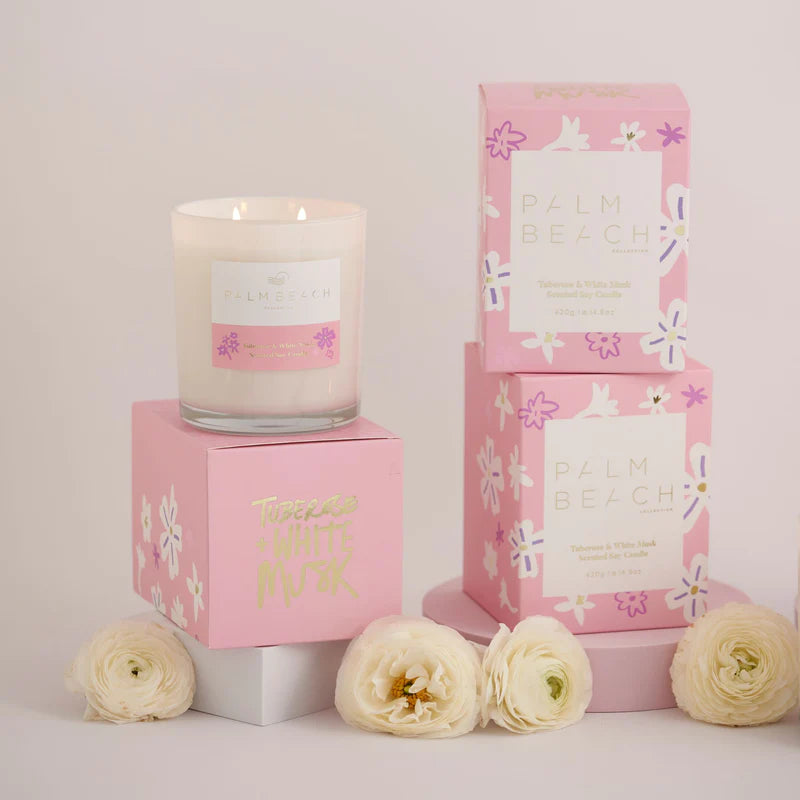 420g Standard Candle Limited Edition- Tuberose & White Musk