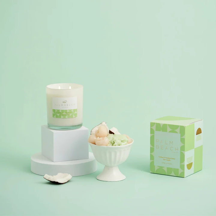 Palm Beach Collection 420g Standard Candle Limited Edition - Lychee & Coconut Gelato