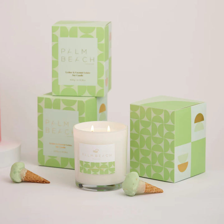 420g Standard Candle Limited Edition - Lychee & Coconut Gelato