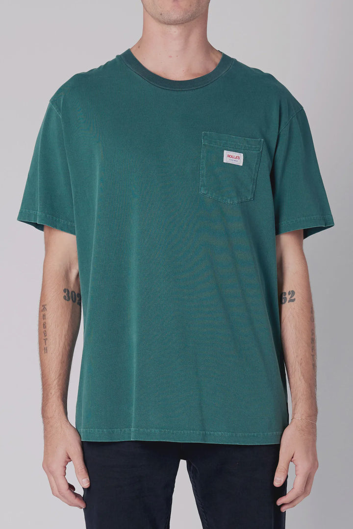 Trade Pocket Tee- Trade Green