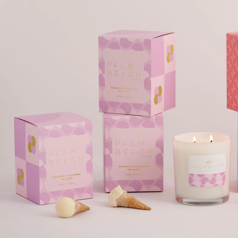 420g Standard Candle Limited Edition - Passionfruit & Guava Gelato