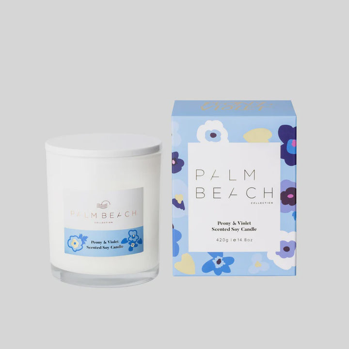 420g Standard Candle Limited Edition- Peony & Violet