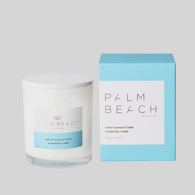 Palm Beach Collection 420g Standard Candle - Salted Caramel & Vanilla