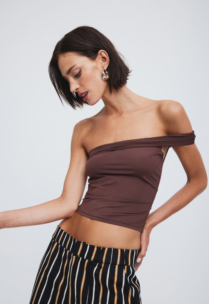 Magic Off Shoulder - Chocolate
