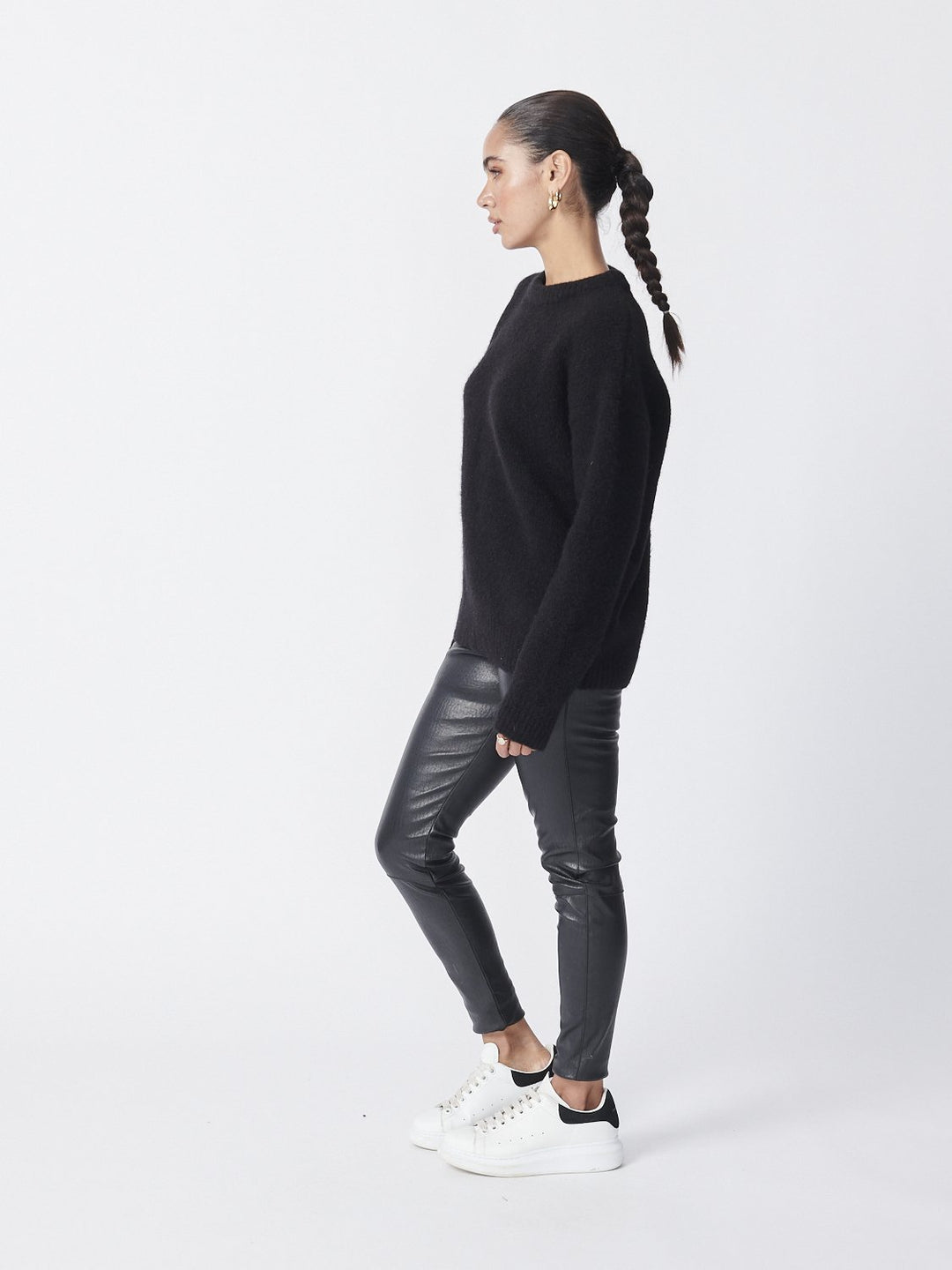 Mohair Blend Knit - Black
