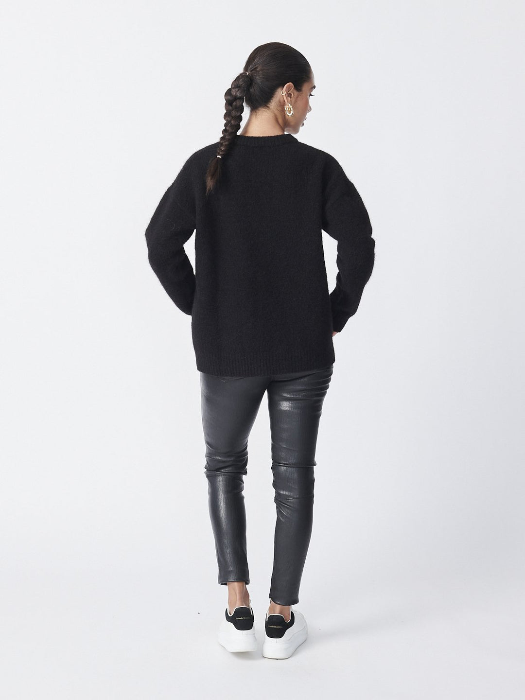 Mohair Blend Knit - Black