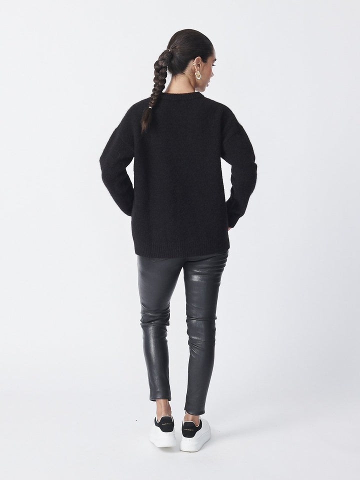 Mohair Blend Knit - Black