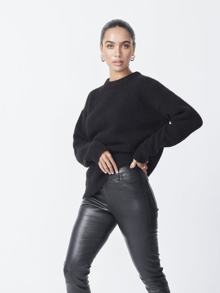 Mohair Blend Knit - Black