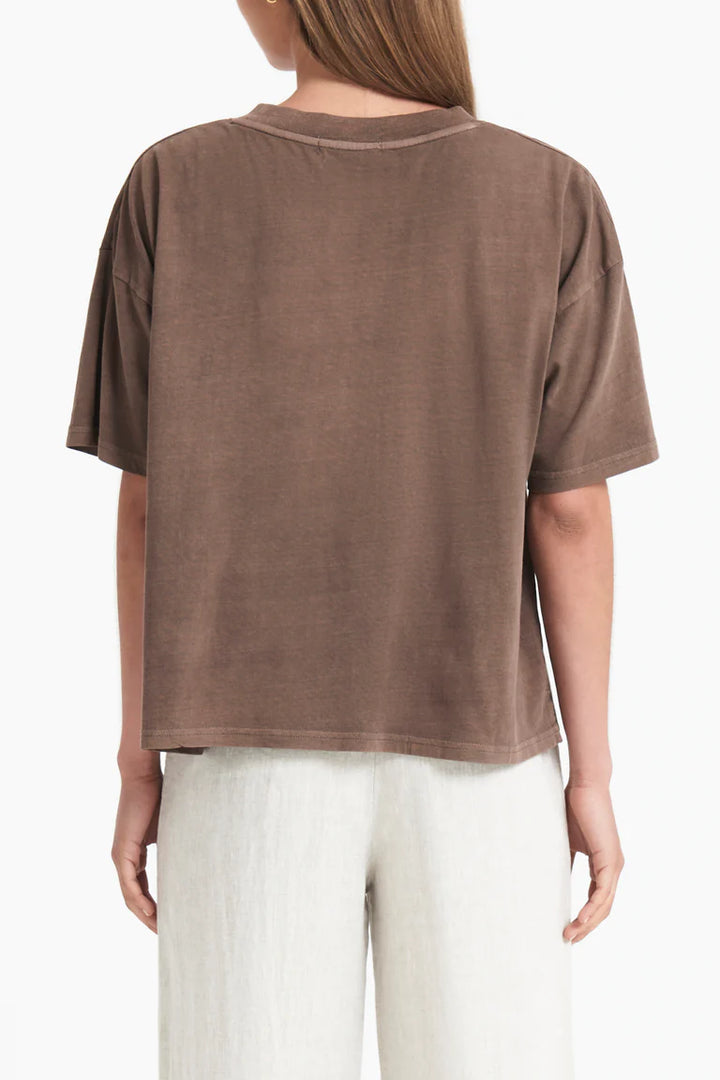 Nude Washed Tee- Cola