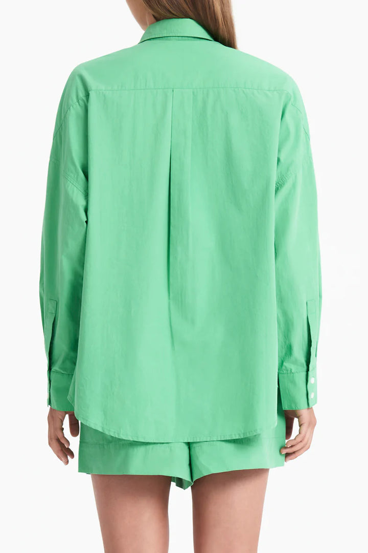 Cruz Poplin Shirt- Palm