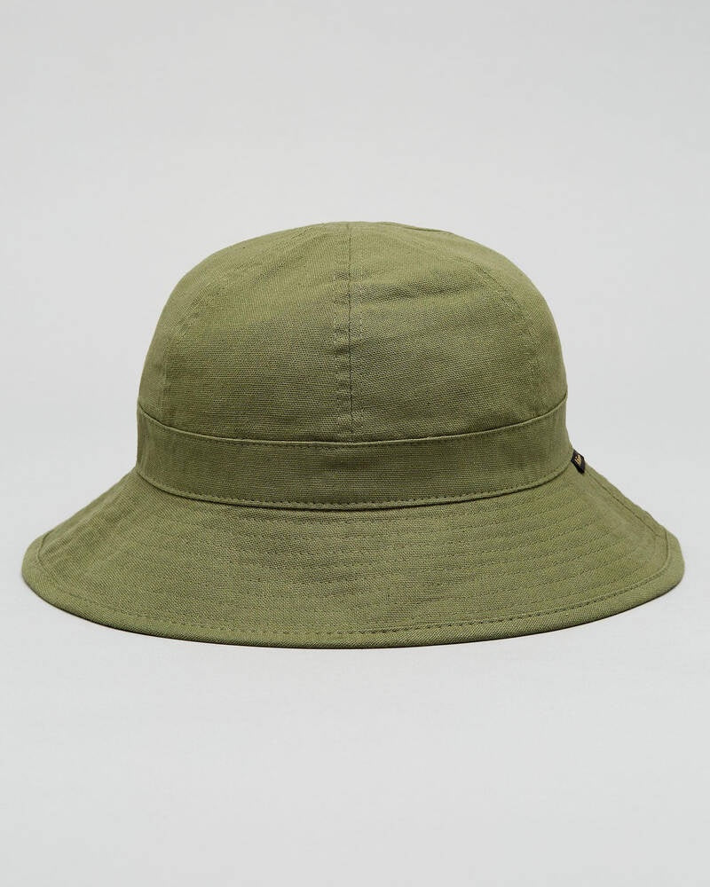 Afends Congo Hemp Bucket Hat - Olive