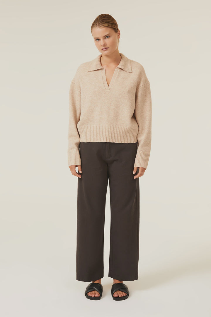 Kinsley Rugby Knit - Sand