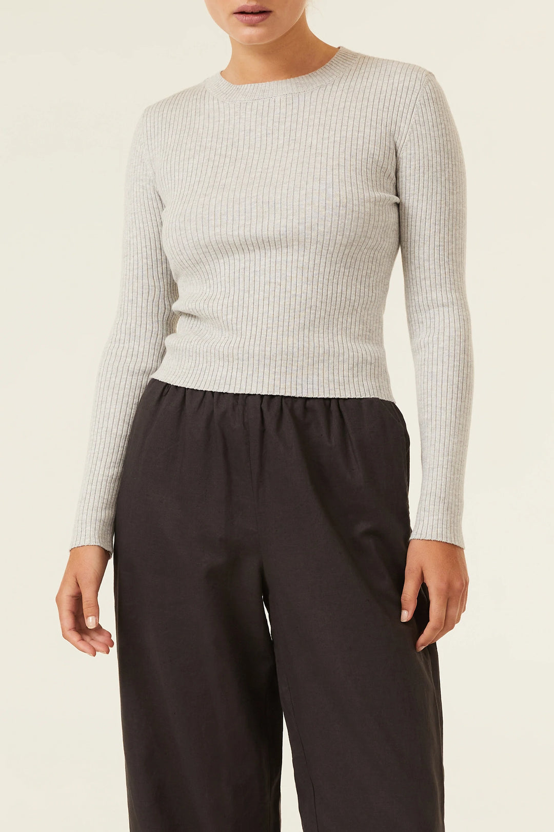Nude Classic Knit - Grey Marle