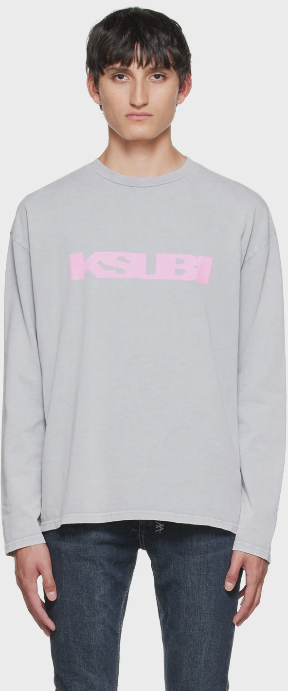 Sott Biggie Long Sleeve Tee - Grey/Marble