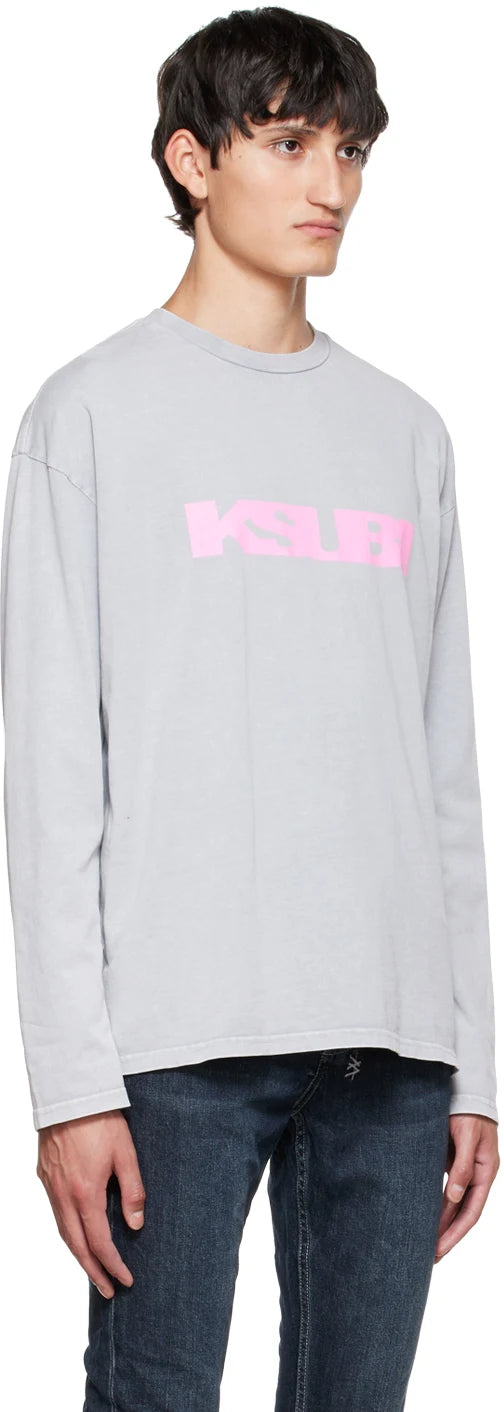 Sott Biggie Long Sleeve Tee - Grey/Marble