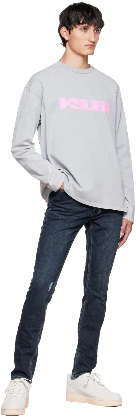 Sott Biggie Long Sleeve Tee - Grey/Marble