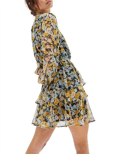 Zareen Frill Mini Dress - Multi