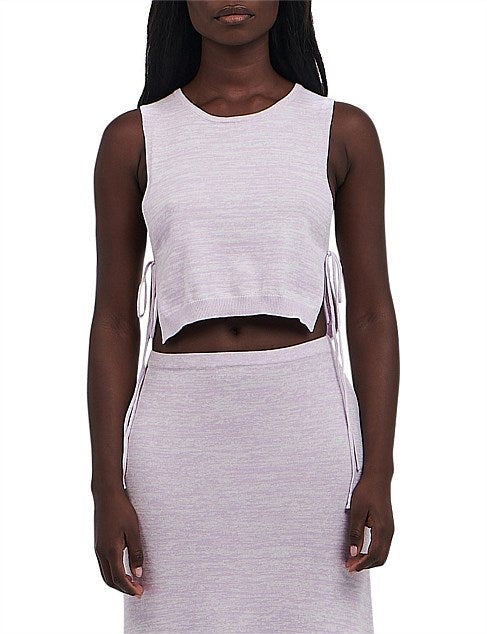 Elisa Top - Lilac Space Dye