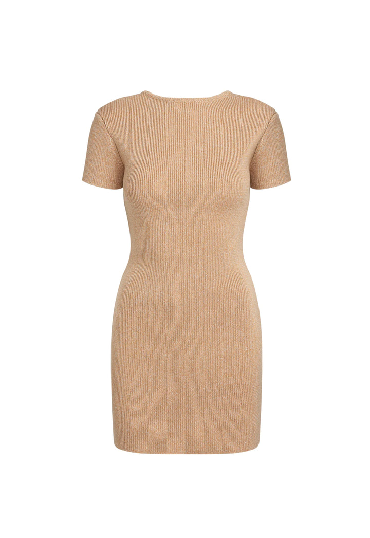 Giselle Mini Knit Dress - Oatmeal