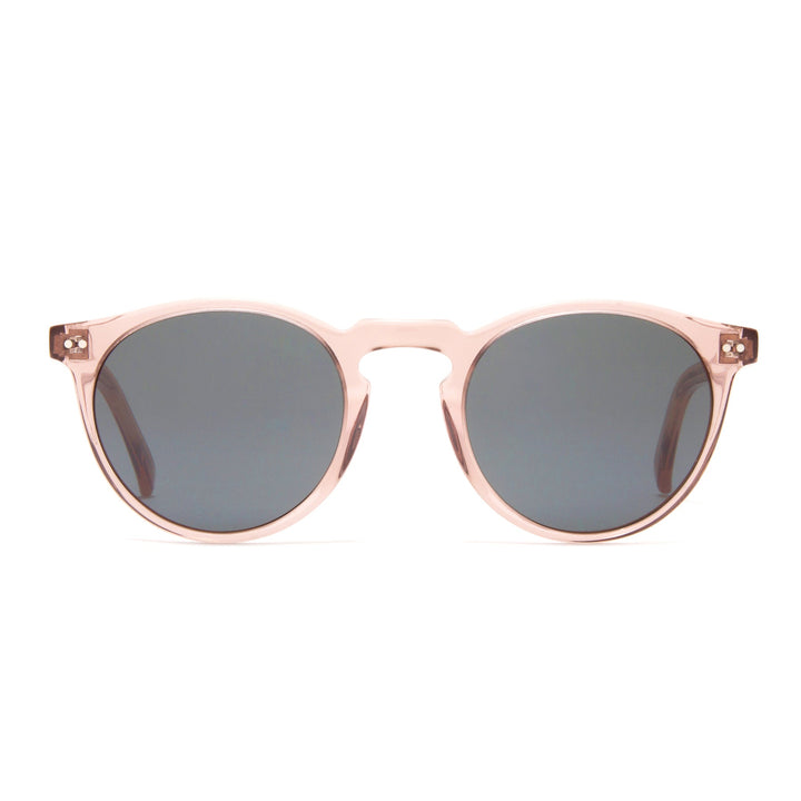 Otis Omar Sunglasses - Crystal Blush/Smokey Blue