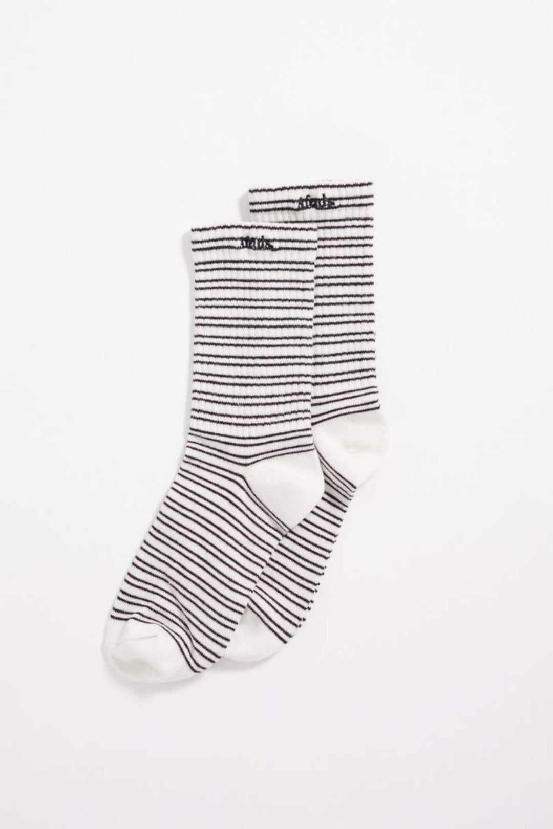 Niko Hemp Stripe Socks- Off White