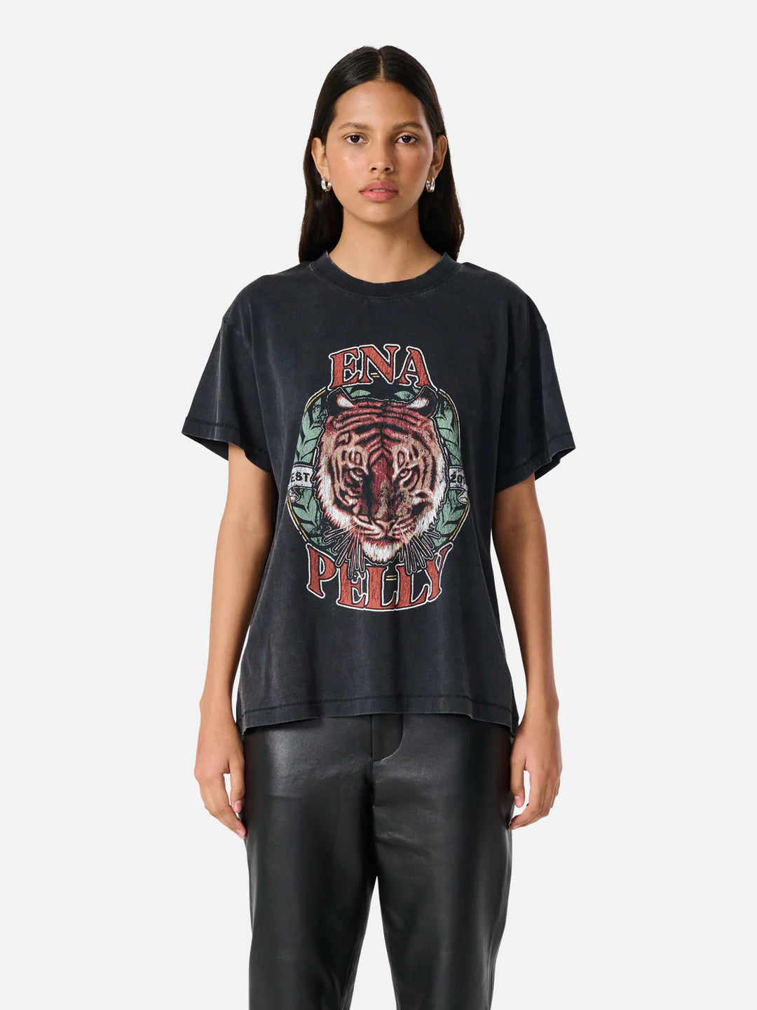 No More Fear Relaxed Tee- Vintage Black