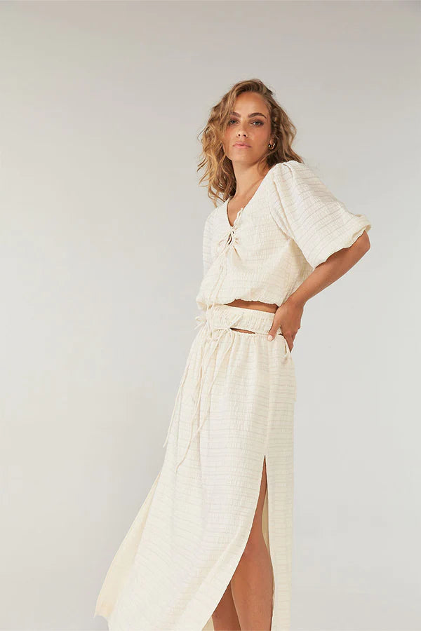 Lucid Skirt - Porcelain