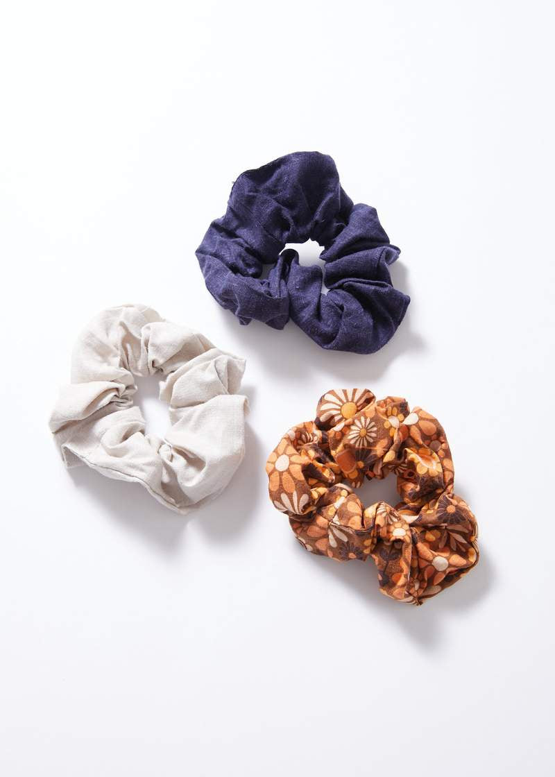 Daisy May Hemp Scrunchies - 3 Pack