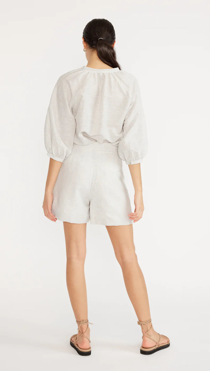 Lune Linen Blouse - Stripe