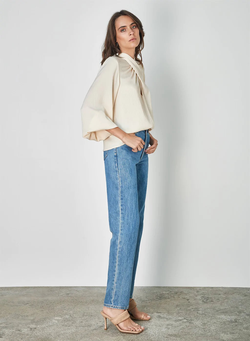 Francie Blouse - Oyster
