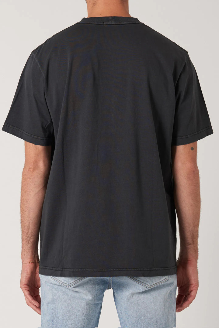 Samo Embroidery Tee - Black