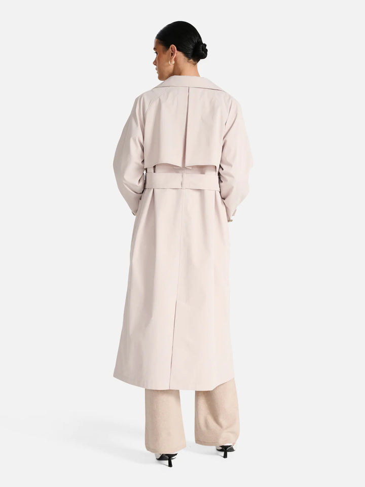 Carrie Trench Coat- Turtle Dove