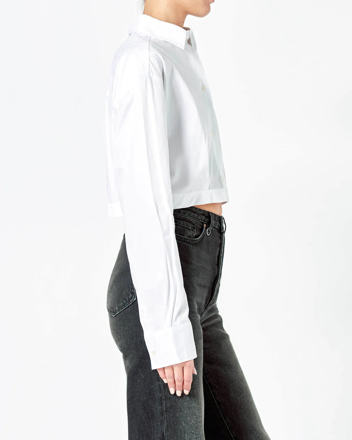 Atelier Crop Shirt - White