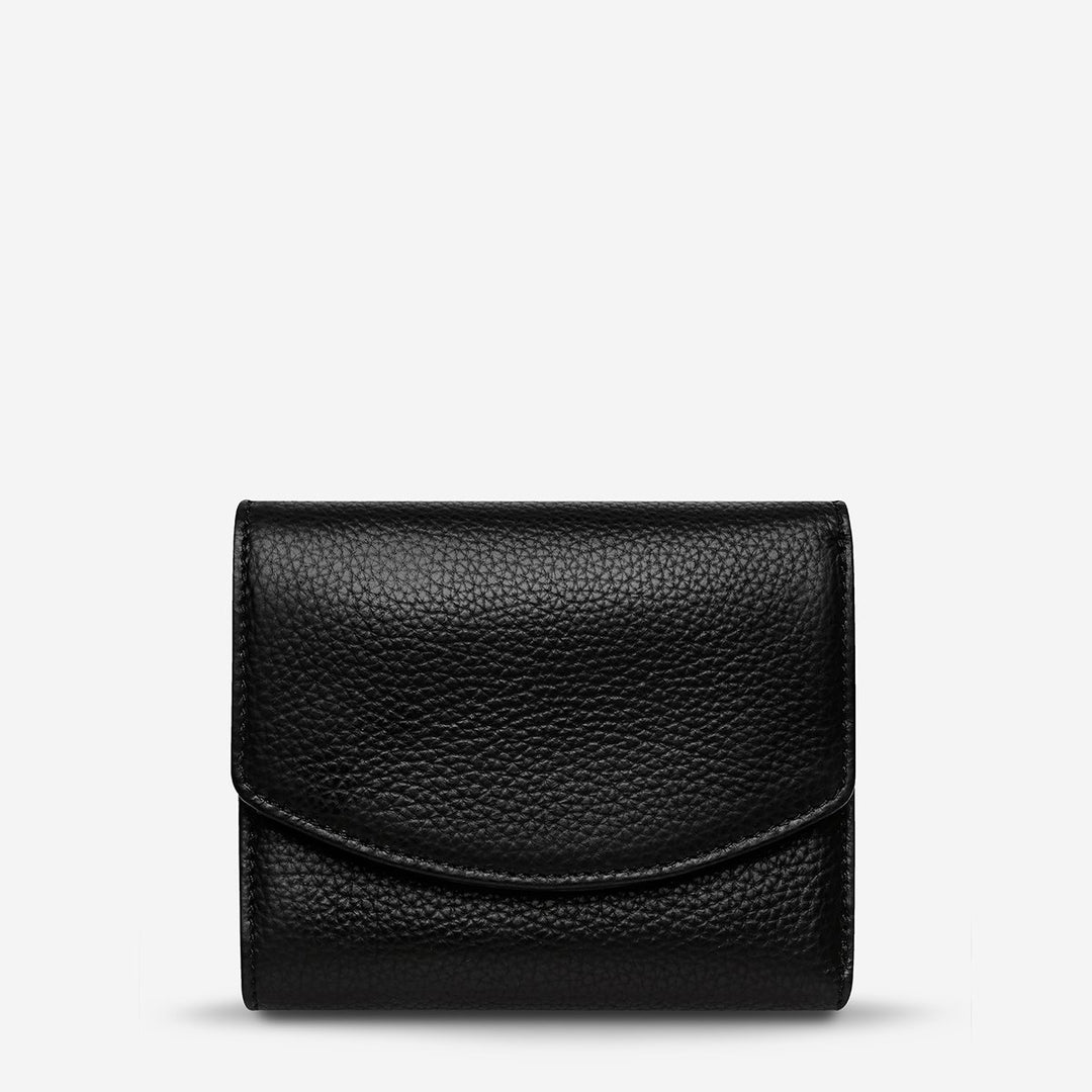Status Anxiety Lucky Sometimes Wallet- Black