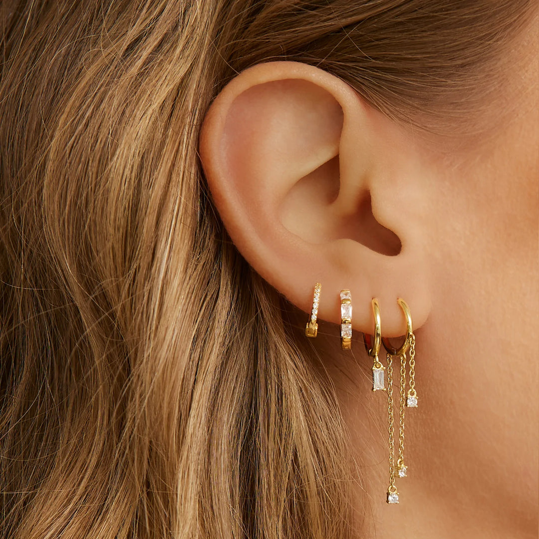 Arms Of Eve Pip Gold Charm Earrings