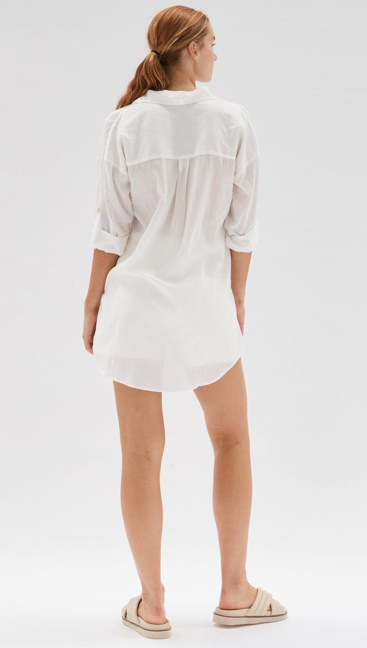 Evie Tunic Shirt - White