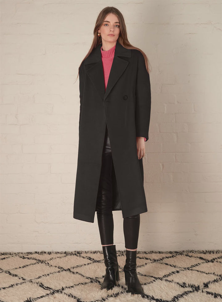 Poppy Coat- Black