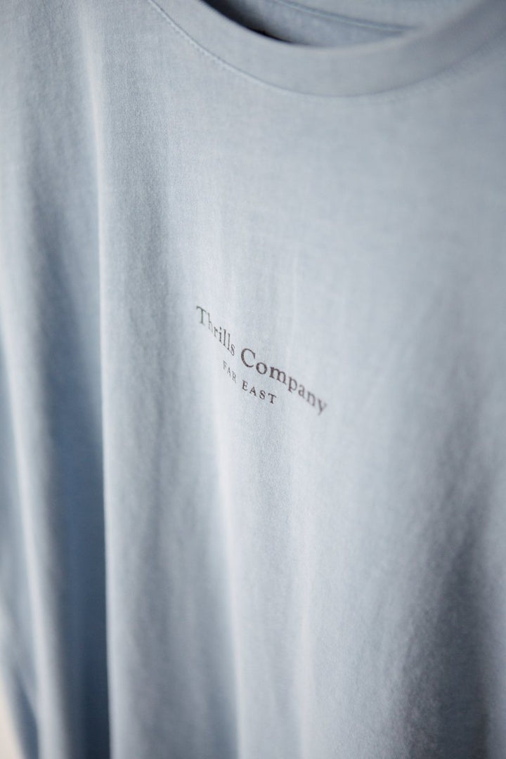 Far East Company Relaxed Tee - Steel Blue