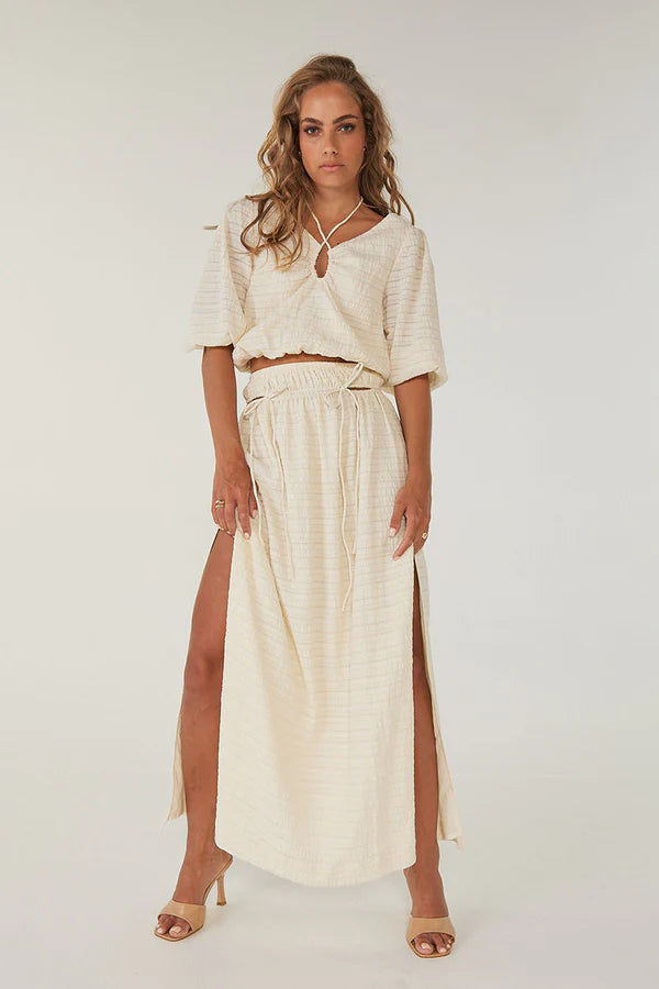 Lucid Skirt - Porcelain