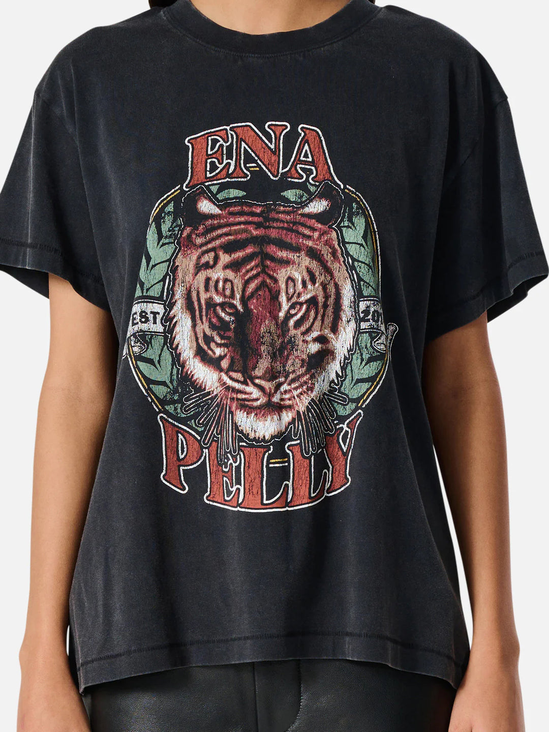 No More Fear Relaxed Tee- Vintage Black
