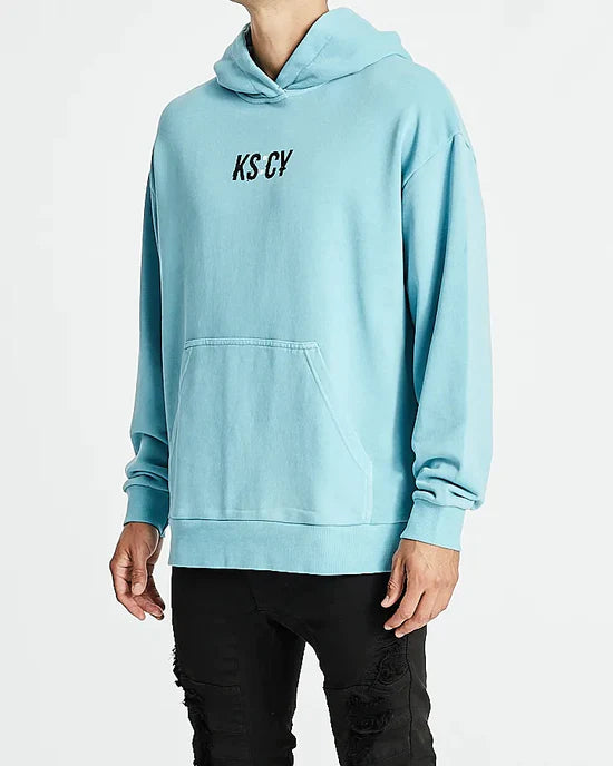 Fanatic Relaxed Hooded Sweater- Pigment Reef